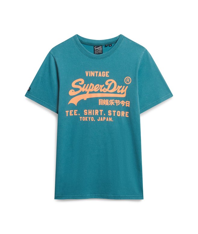 Neon Vintage Logo Graphic T-Shirt