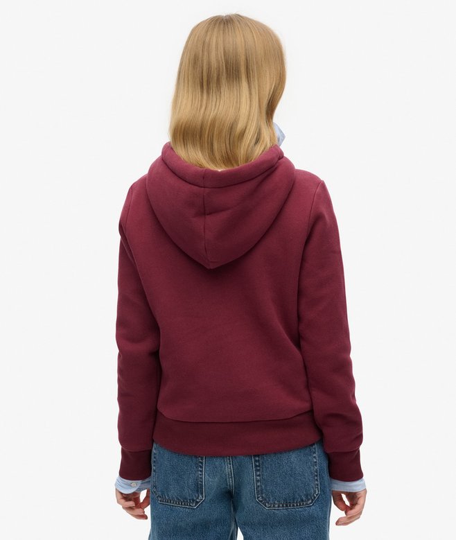 Luxe Metallic Logo Hoodie