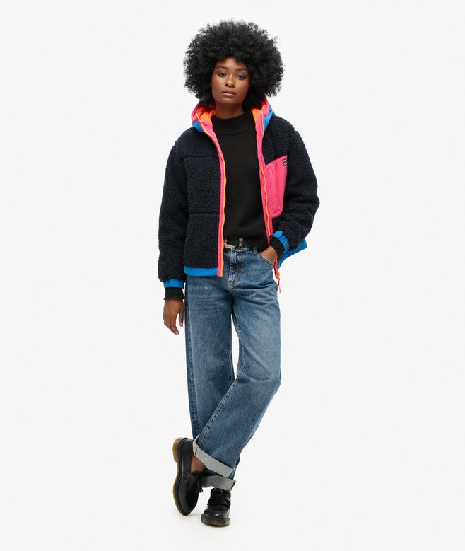 Vintage Fleece Patch Sweatshirt(LADIES)
