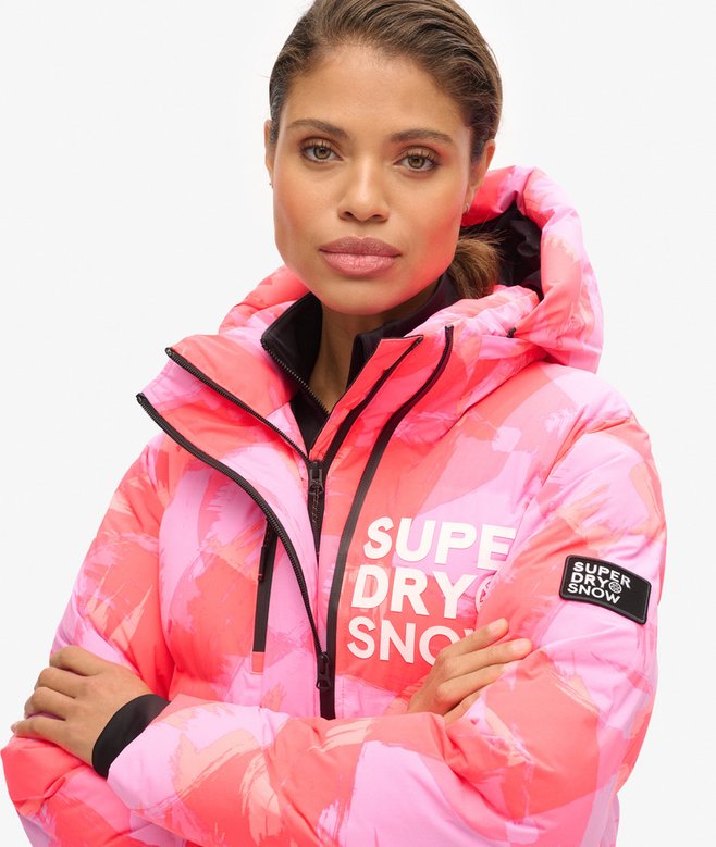 Ski Jacket Coral Puffer Coat Buy Peach Jackets Shrugs For Girls By