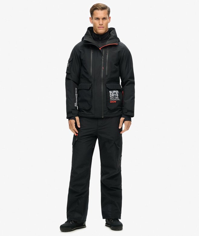 Ski Ultimate Rescue Jacke schwarz für Herren Superdry CH-DE