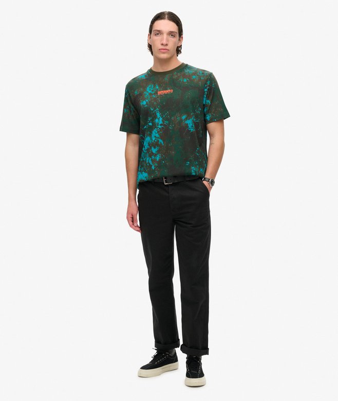 Utility Camo Graphic Loose T-Shirt