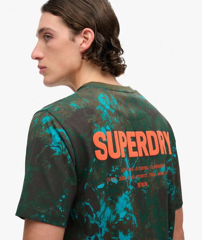 Utility Camo Graphic Loose T-Shirt