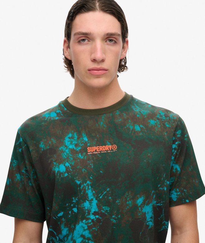 Utility Camo Graphic Loose T-Shirt