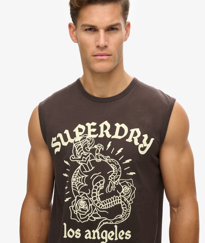 Tattoo Graphic Tank Top