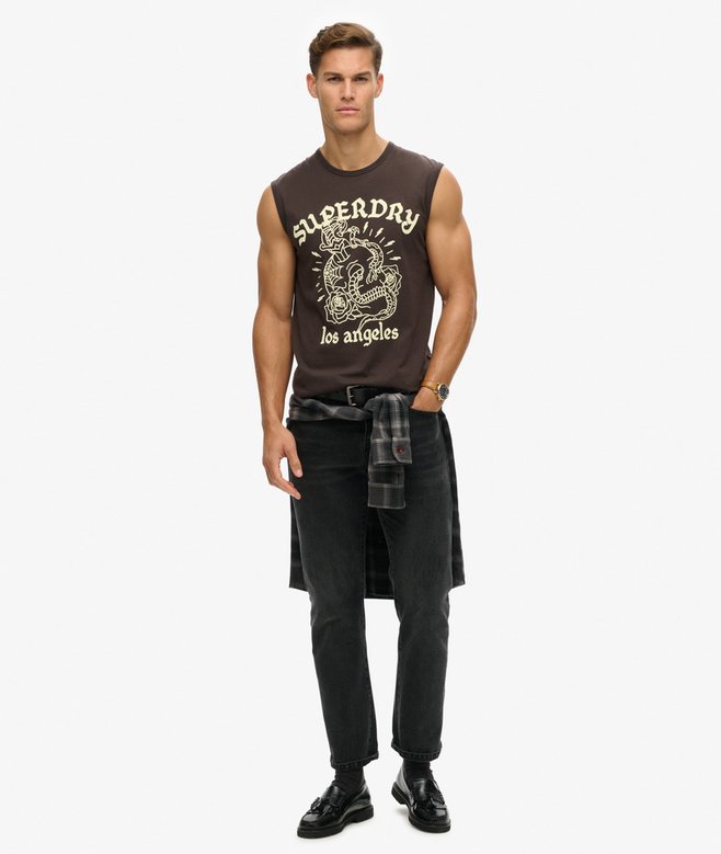 Tattoo Graphic Tank Top