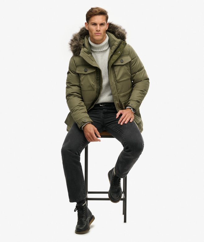 Chinook Faux Fur Parka Coat