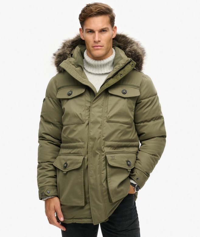 Chinook Faux Fur Parka Coat