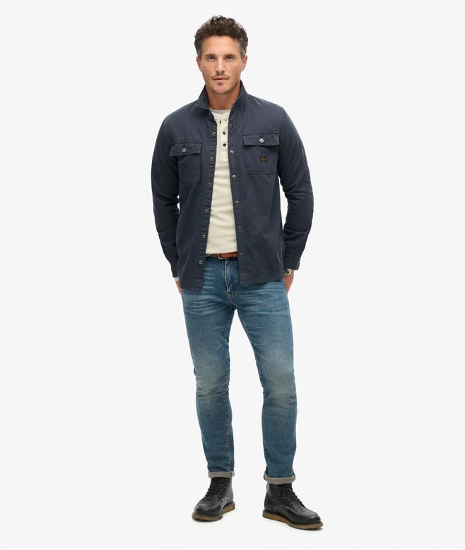 Organic Cotton Canvas Workwear Overshirt