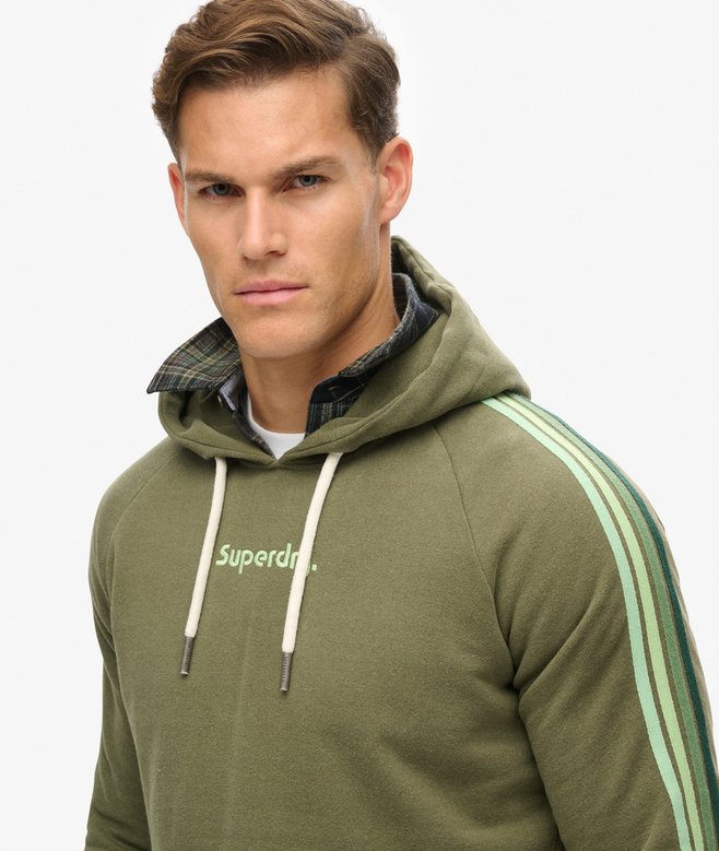 Terrain Striped Logo Hoodie More Colours Available Price £29.99 Price reduced from £59.99 to You Save 50%