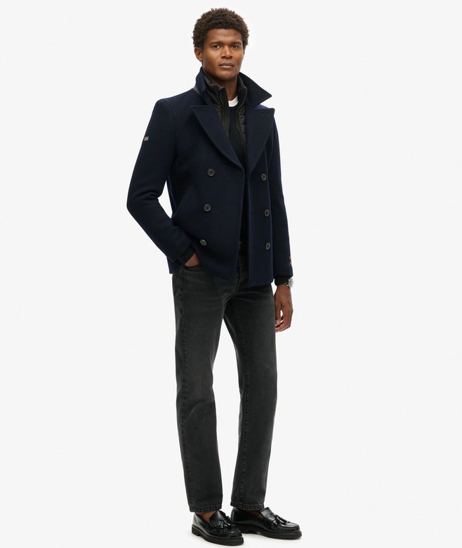 Tailored 2 In 1 Pea Coat