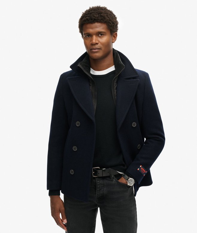 Tailored 2 In 1 Pea Coat