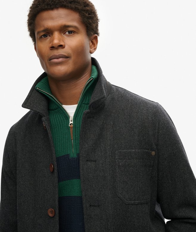 Merchant Textured Overshirt