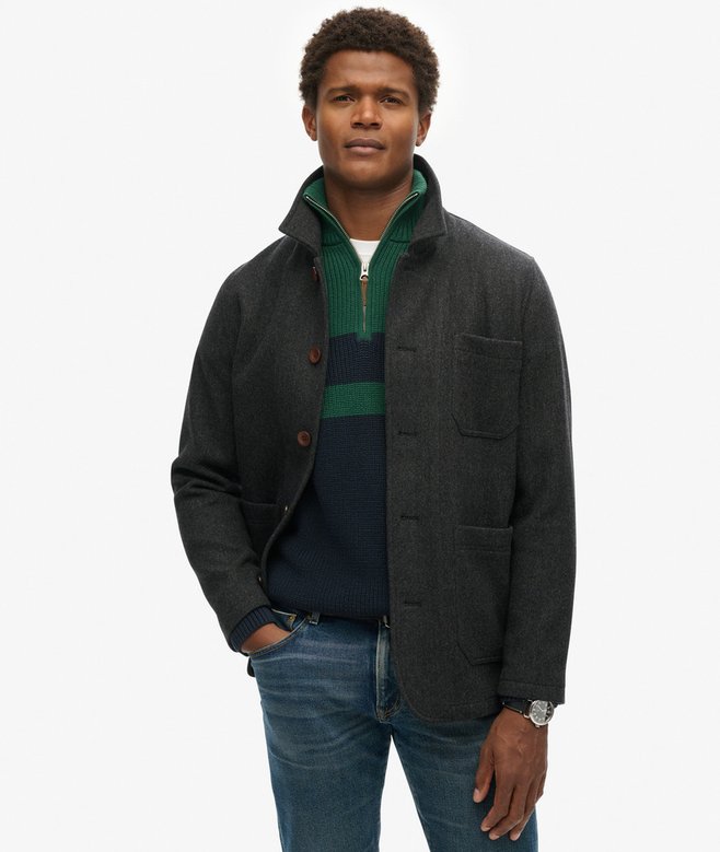Merchant Textured Overshirt