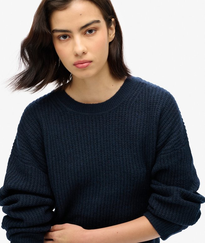 Brushed Crew Neck Jumper