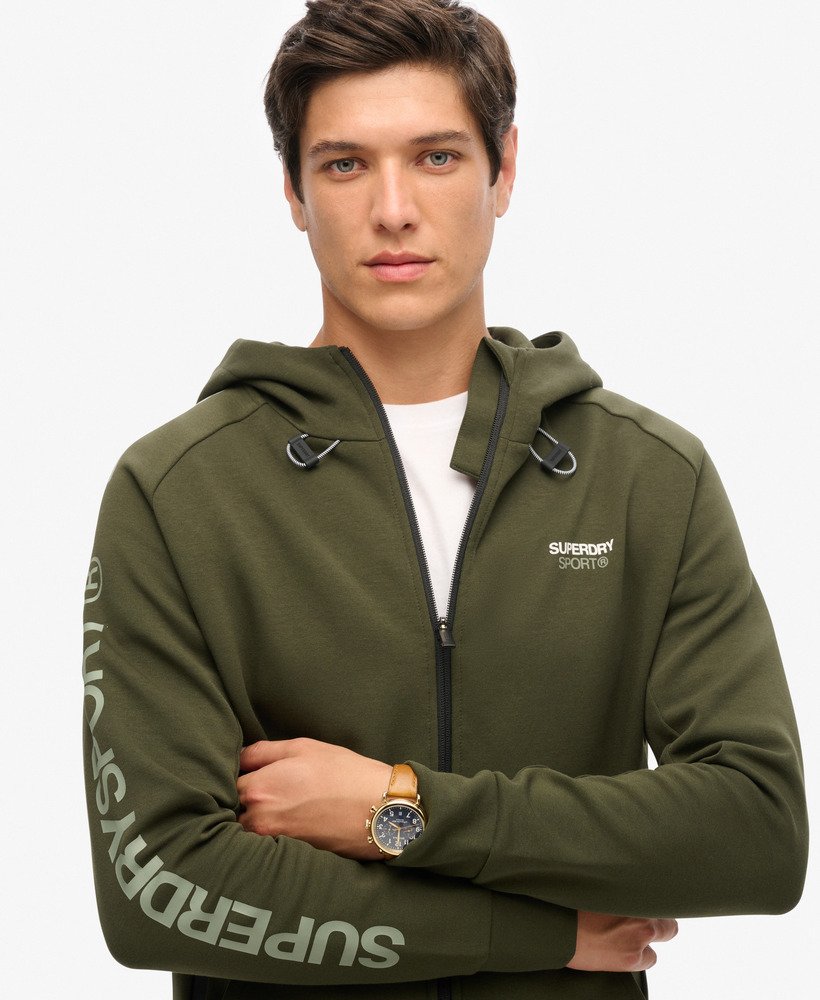 【Superdry】Superdry Tech ロゴ ルーズ パーカー TECH LOGO LOOSE ZIPHOOD