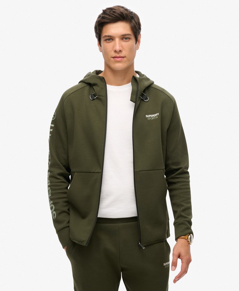 【Superdry】Superdry Tech ロゴ ルーズ パーカー TECH LOGO LOOSE ZIPHOOD
