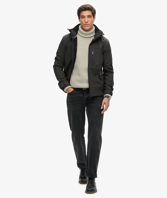 Marca Reconocida Chaqueta Superdry Hybrid Trekker - Hombre, Verde, Corte Holgado Y Diseño Con Paneles Abrigo Casual Holgado