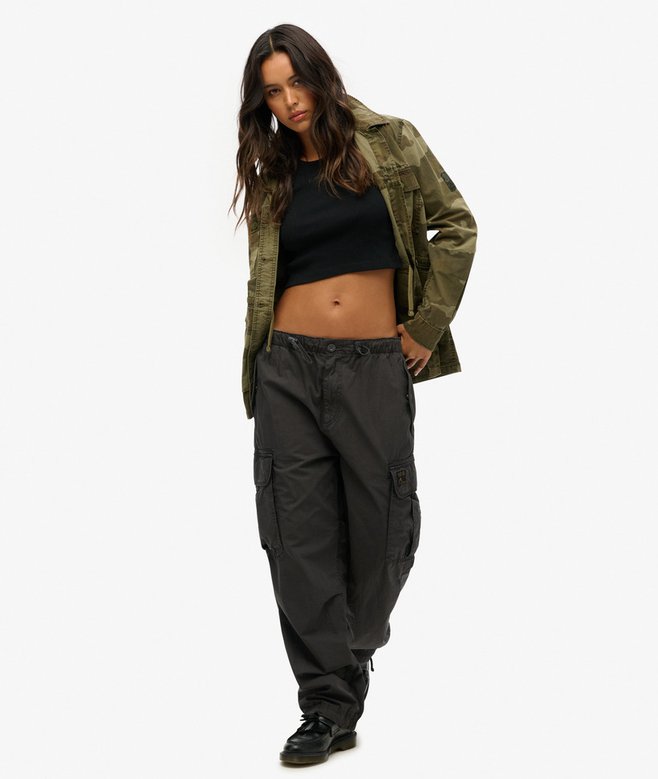 Oversized Baggy Parachute Pants