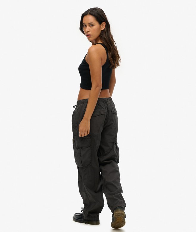 Oversized Baggy Parachute Pants