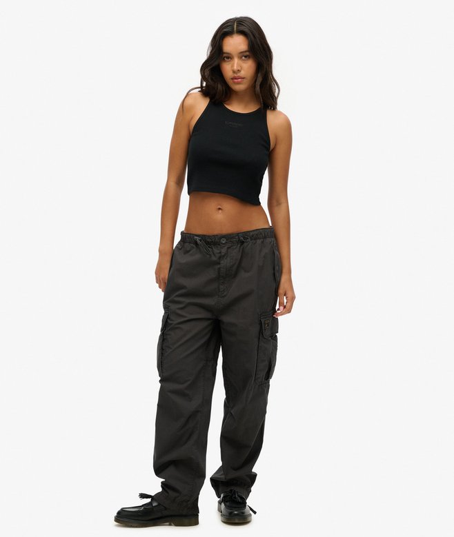 Oversized Baggy Parachute Pants