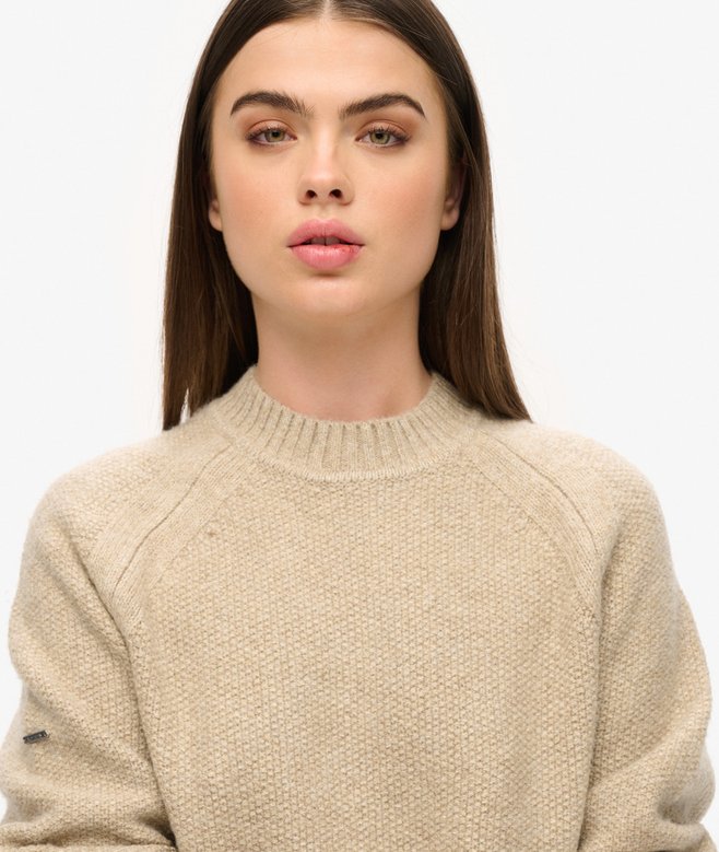 Oversized Chunky Raglan Jumper More Colours Available Price £29.99 Price reduced from £59.99 to You Save 50%