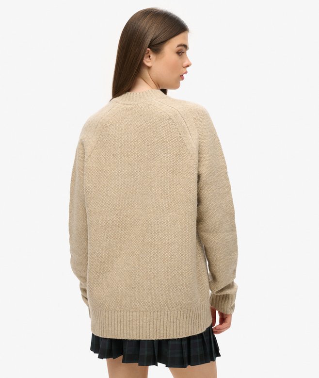 Oversized Chunky Raglan Jumper More Colours Available Price £29.99 Price reduced from £59.99 to You Save 50%