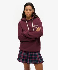 Oversized Tattoo Back Graphic Hoodie