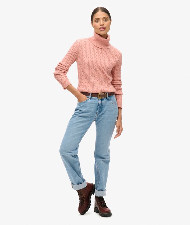 Fitted Cable Roll Neck Jumper (5) 3.8 out of 5 stars, 5 reviews More Colours Available Price £27.49 Price reduced from £54.99 to You Save 50%