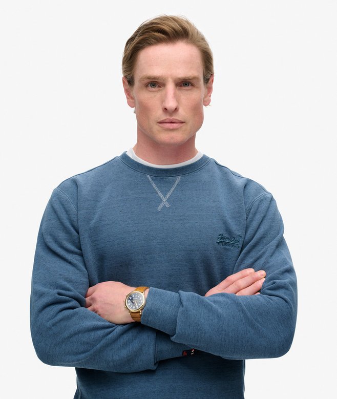 Over Dyed Marl Crew Sweatshirt