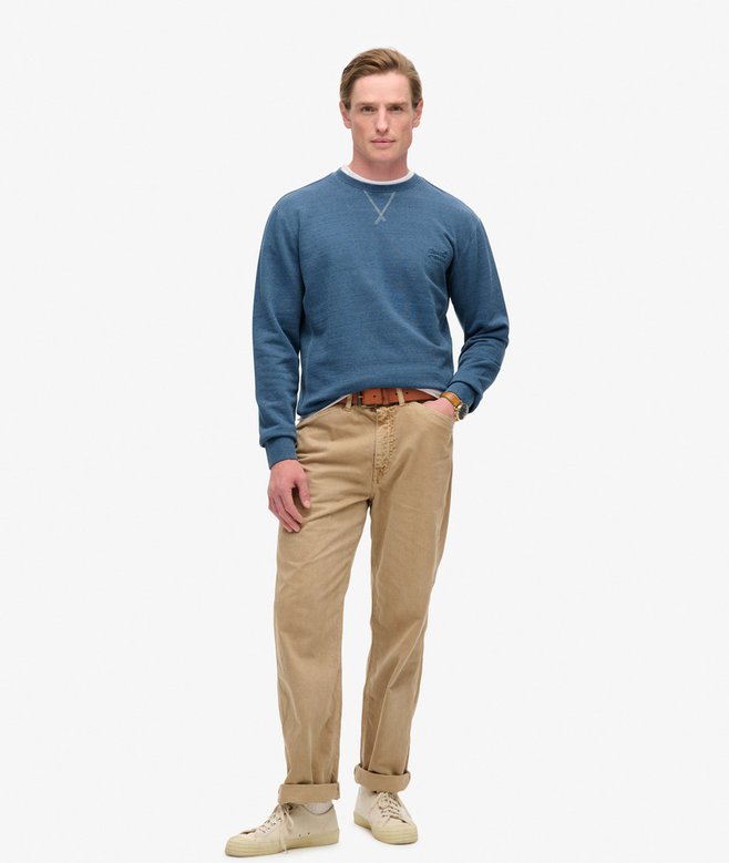 Over Dyed Marl Crew Sweatshirt