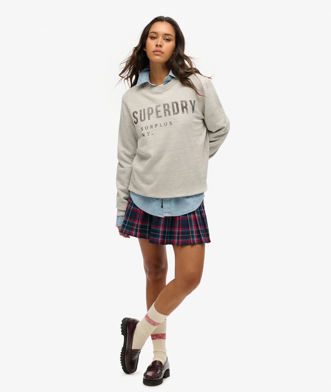 Oversized Surplus Graphic Crew Sweatshirt More Colours Available Price £29.99 Price reduced from £59.99 to You Save 50%