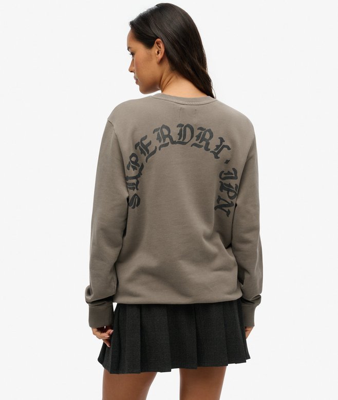 Oversized Tattoo Graphic Sweatshirt More Colours Available Price £29.99 Price reduced from £59.99 to You Save 50%