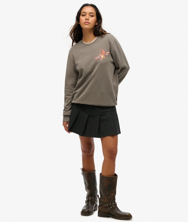 Oversized Tattoo Graphic Sweatshirt More Colours Available Price £29.99 Price reduced from £59.99 to You Save 50%