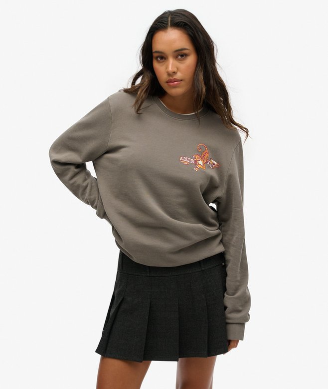 Oversized Tattoo Graphic Sweatshirt More Colours Available Price £29.99 Price reduced from £59.99 to You Save 50%