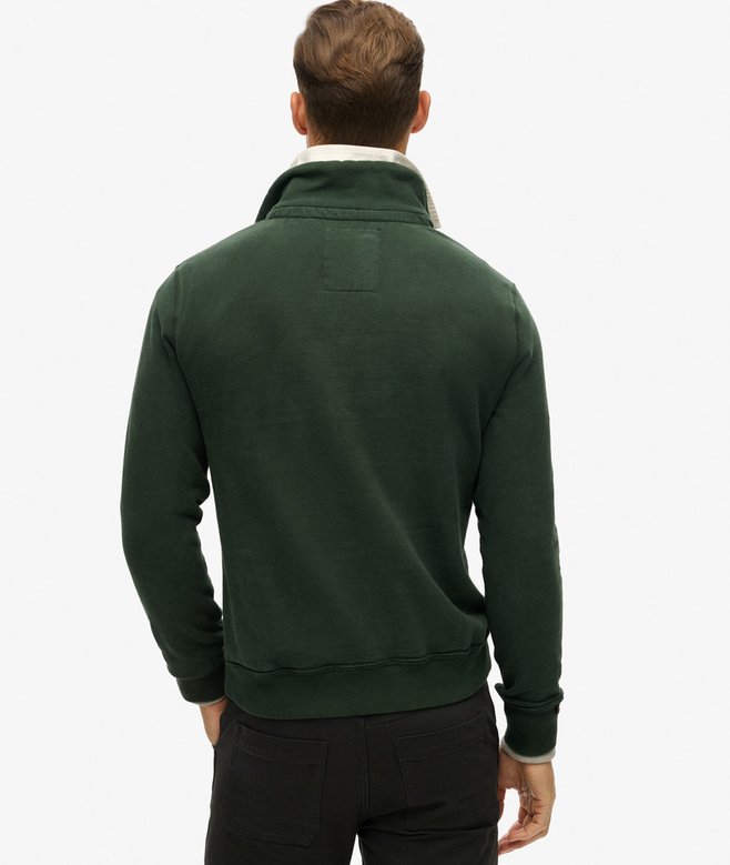 Vintage Athletic Half Button Jumper