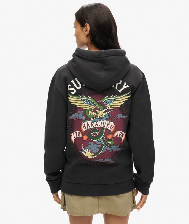 Hoodie Cool Tattoos brodé