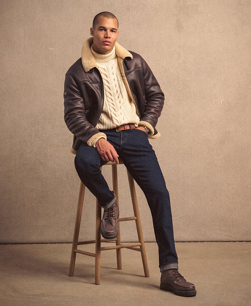 chaqueta de borrego hombre