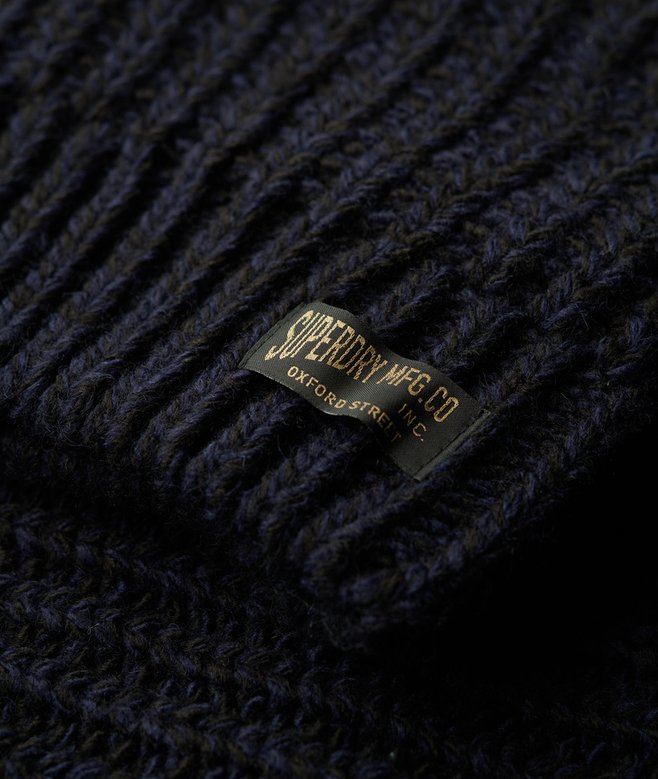Chunky Knit Zip Through Cardigan