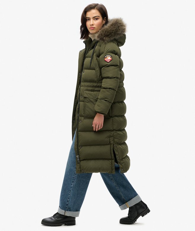 Everest Faux Fur Longline Coat