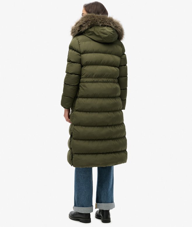 Everest Faux Fur Longline Coat