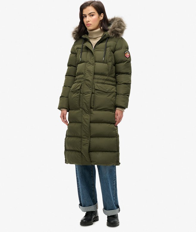 Everest Faux Fur Longline Coat