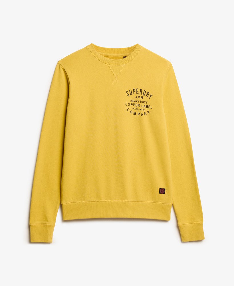 womens Oversized Copper Label Graphic Crew Sweatshirt in