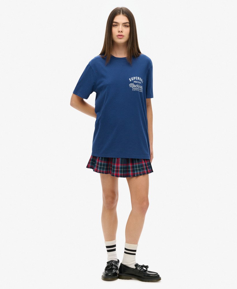 Unsigned heren T-shirt met strepen blauw online bestellen