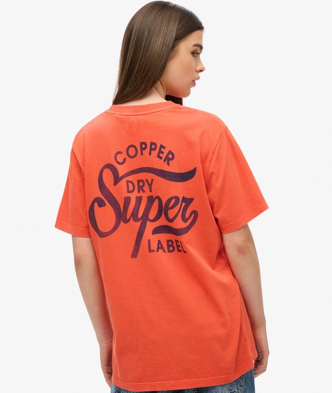 Oversized Copper Label Chest Graphic T-Shirt More Colours Available Price £13.49 Price reduced from £26.99 to You Save 50%