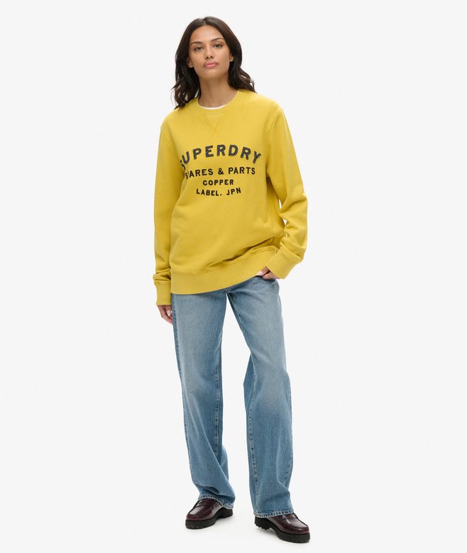 Oversized Workwear Applique Sweatshirt More Colours Available Price £29.99 Price reduced from £59.99 to You Save 50%
