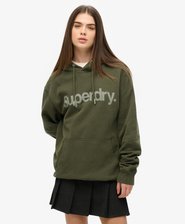 Luźna bluza z kapturem Core Logo City