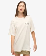 Oversized Tattoo T-shirt met print op de rug