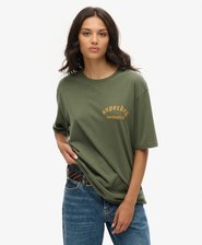 Oversized Tattoo Back Graphic T-Shirt