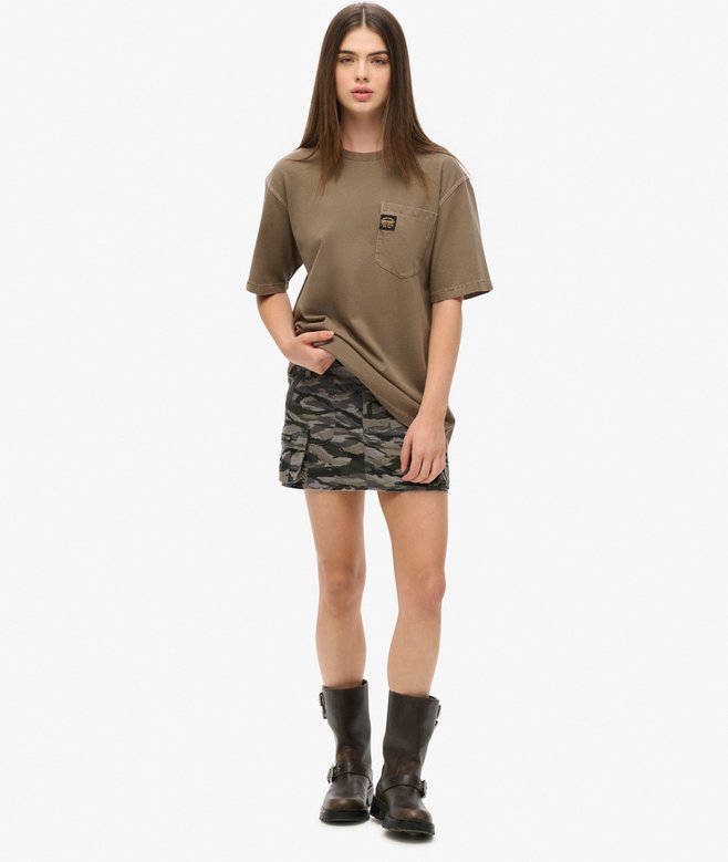 Oversized Contrast Stitch Pocket T-Shirt More Colours Available Price £13.49 Price reduced from £26.99 to You Save 50%